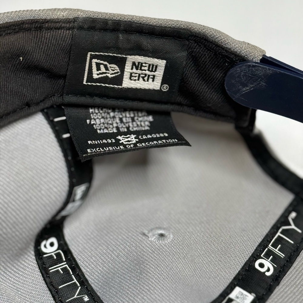 DALLAS COWBOYS New Era 9Fifty Gray Navy Blue Mens Hat Cap Adjustable - Picture 6 of 7